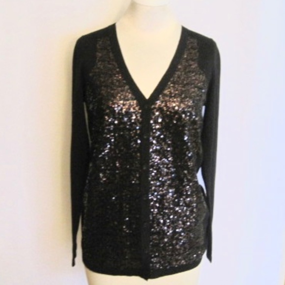 George Rech Sequins Cardigan - Picture 1 of 6